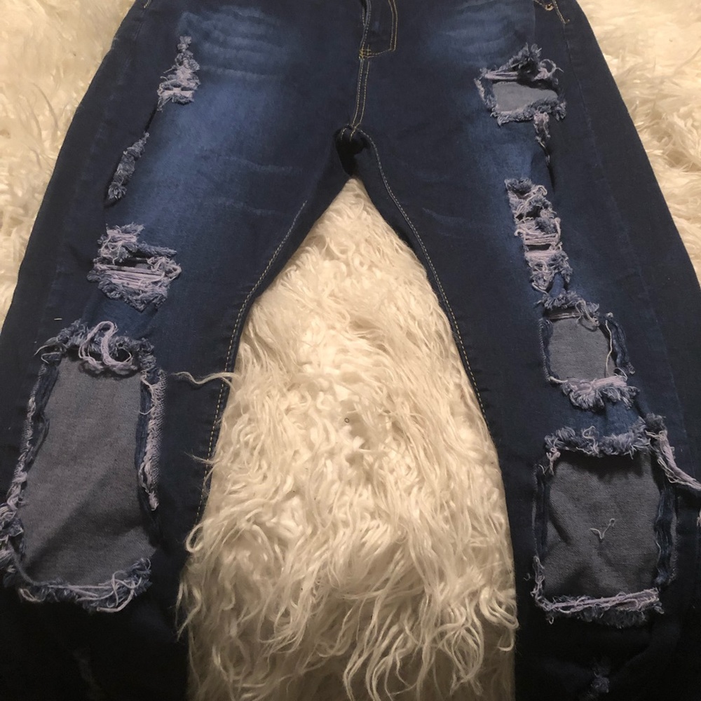 Denim destroyed